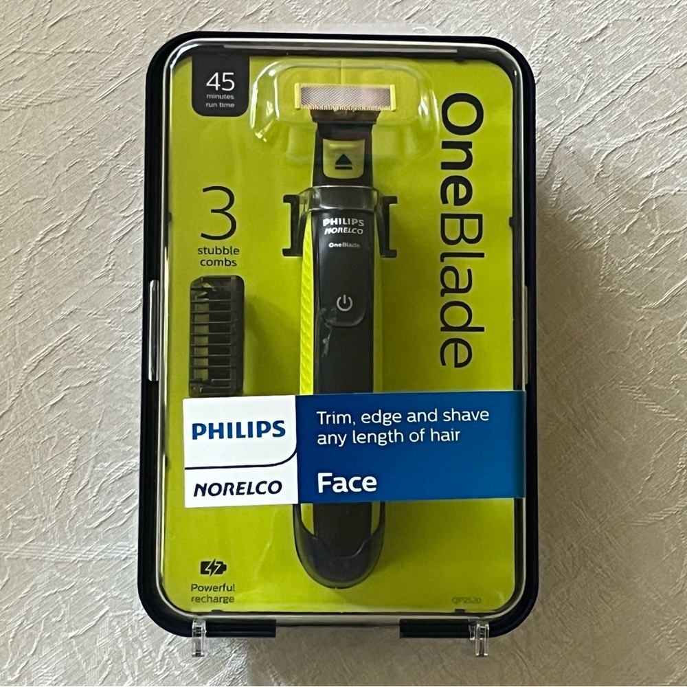 New! Philips Norelco OneBlade Face Shave